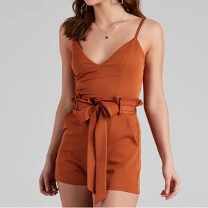 Windsor Tie-Waist Romper